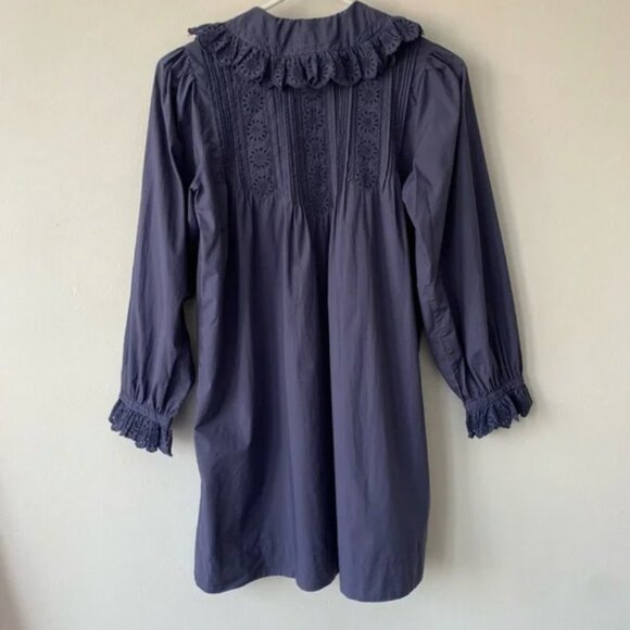 Doen Nerona Shirt Dress in Atlantic Blue - Medium - EUC - Picture 7 of 8